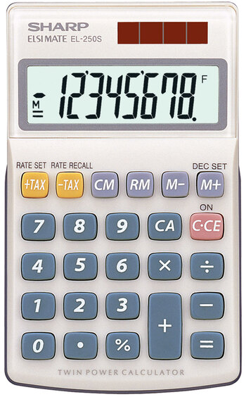 Sharp EL-250 S Taschenrechner