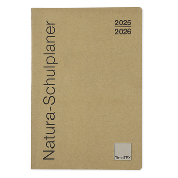 TimeTEX Natura-Schulplaner A4 Plus 2025/2026