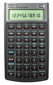 HP-10 B II PLUS Finanzrechner