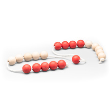 Wissner Riesen-Rechenkette 20er Zahlenraum rot/weiß